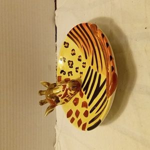 Vintage Giraffe Plate